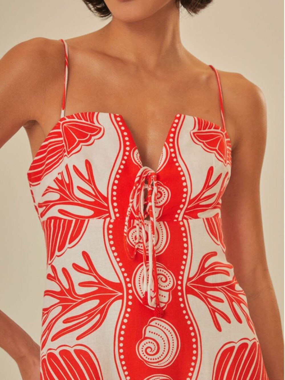 White Ainika Shell LENZING™ ECOVERO™ Euroflax™ Maxi Dress - Picture 2 of 9